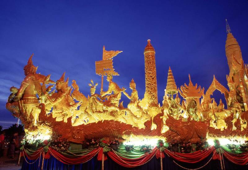 פסטיבלים ססגוניים. צילום- לשכת התיירות של תאילנד