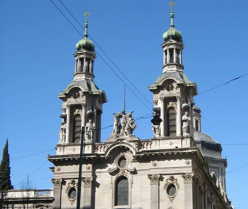הכנסיה הפרנציסקנית בבואנוס איירס. צילום אילן שיינפלד