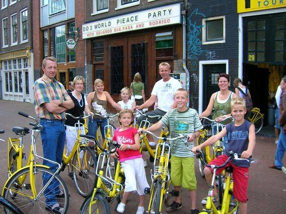 אופניים להשכרה של חברת Yellow Bike