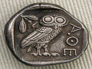 מטבע כסף יווני מ-450 לפני הספירה, צילום: מארי לאן נגויים © Marie-Lan Nguyen Wikimedia Commons