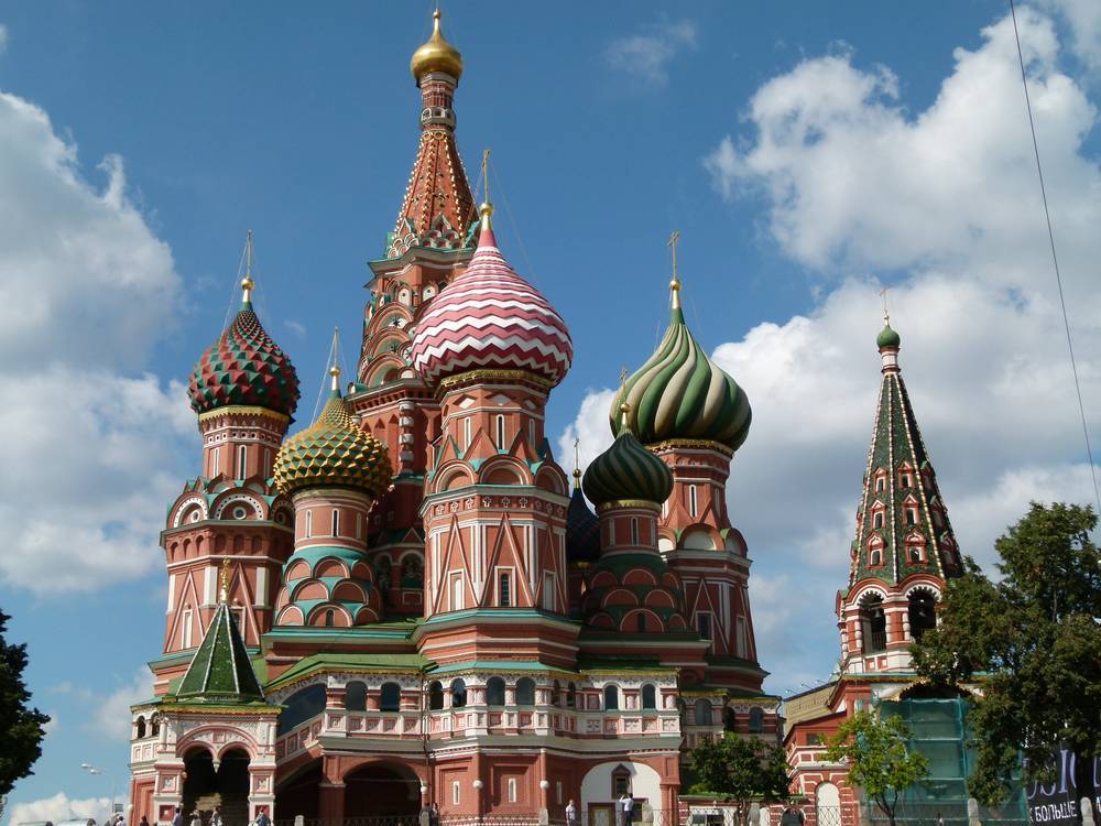 כנסיה בכיכר האדומה, מוסקבה צילום: הרצל אברהם